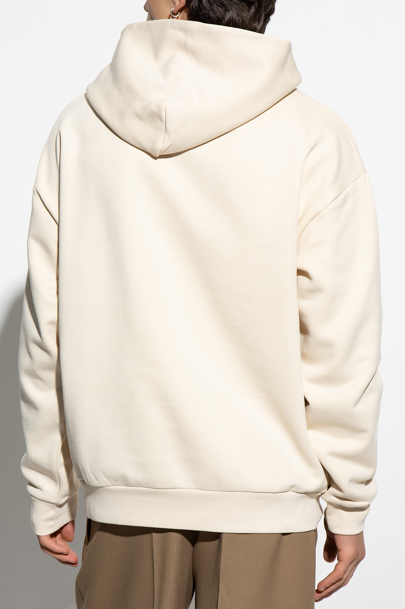 Cream Hoodie with logo Vivienne Westwood Cream Hoodie with logo Vivienne Westwood